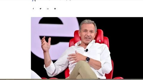 Chapek lost to the Woke mob, Iger is back at Disney