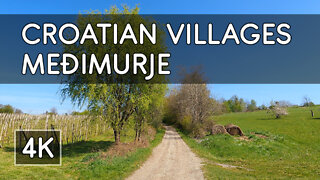 Walking Tour: Pleškovec and Frkanovec - Idyllic Villages in Međimurje County, Croatia - 4K UHD