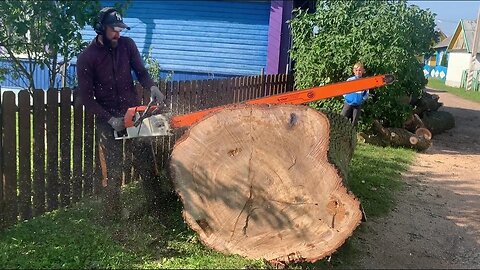 We are in shock !!! This Chainsaw Bar cuts twice as fast