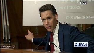 Hawley Grills Mayorkas - WB said FBI pulled agents off child abuse cases for Jan 6 investigations