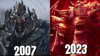 Evolution of Transformers MOVIES Main Villains 2007-2023