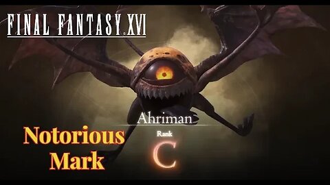 Notorious Mark - Ahriman Hunt Board Final Fantasy XVI