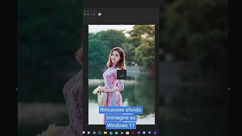 Rimuovere sfondo immagini su Windows 11 #windows11 #immagini #app