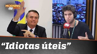 Bolsonaro chama manifestantes de “idiotas úteis”. Pode isso, Coppolla?