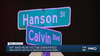 Hit and run victim identified