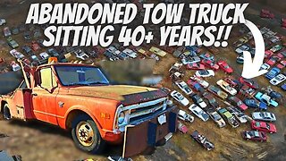 We Rescue Chevy C10 Wrecker From Junkyard!! Abandoned Over 40 Years!!