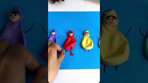 🎈"DIY Balloon Rain Figure Craft: Fun and Easy Tutorial"" 🎈