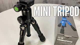 Aluminum Mini Desktop Tabletop Camera Tripod Review