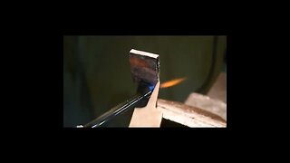 forging Wakizashi from a file #shorts #knifemaking