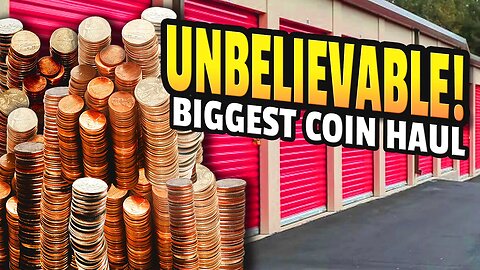 MASSIVE COIN COLLECTION FOUND IN STORAGE UNIT! What Is It All Worth $3,300 ! Storage wars unboxing