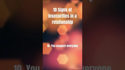 Insecurities in a relationship#Shorts#short#ytshorts#relationship