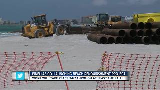 Pinellas Co. launching beach renourishment project