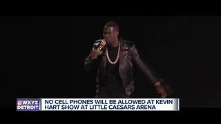 No cell phones allowed during Kevin Hart show at Little Caesars Arena