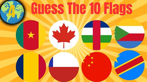 Guess The Country By Flags in 10 sec | Top Flags Challenge