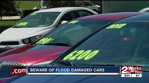 Beware of flood-damaged cars being resold