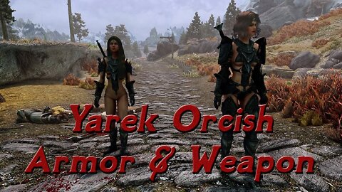 Skyrim Mod: Yarek Orcish Armor + Weapon CBBE / 3BA + Bodyslide PC / Xbox