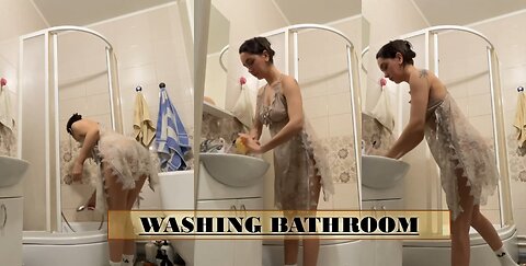 Washing Bathroom (in Lingerie) With Kira #3