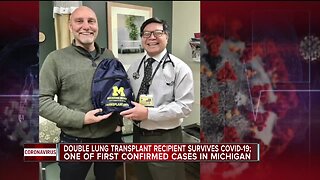 Double lung transplant recipient survives COVID-19