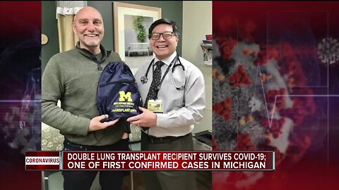 Double lung transplant recipient survives COVID-19