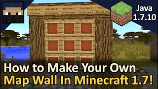 How to Make Maps Fit Together Perfectly! Minecraft Java 1.7.10! (Changed in 1.8+) Tyruswoo Minecraft
