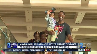 Make-A-Wish Mid-Atlantic hosts airport send-off