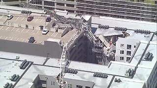 Crane collapses into apartment building in Dallas