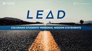 Colorado Students' Personal Mission Statements