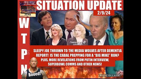 SITUATION UPDATE: SLEEPY JOE THROWN TO THE MEDIA WOLVES AFTER DEMENTIA REPORT! IS THE CABAL PREPPING