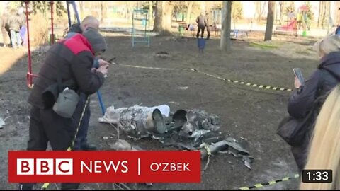 Украина: Харков шаҳридаги болалар майдончасига ракета келиб тушди BBC News O'zbek Россия