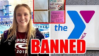 YMCA BANS 16 yr old swimmer after she complains about "TRANSGENDER " watching her in the restroom