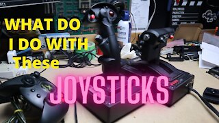 Vintage Flight Controllers / joysticks