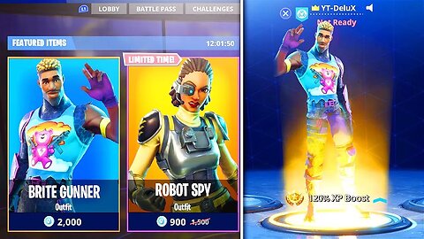 How To Get NEW SKINS FREE "Brite Gunner" + "Agent Spy" - Season 4 Items in Fortnite Battle Royale