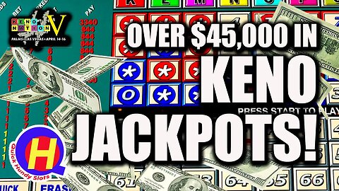 Our New BIGGEST KENO JACKPOT! Plus, Over $45,000 in KENO Hand Pays!
