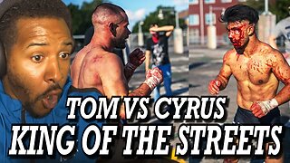 THIS IS BEEF!!! | TOM VS CYRUS - KING OF THE STREETS: 91 | ROOFTOP FIGHT | REACTION!!!