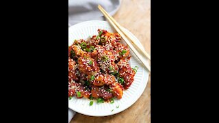 Sweet and spicy korean chicken