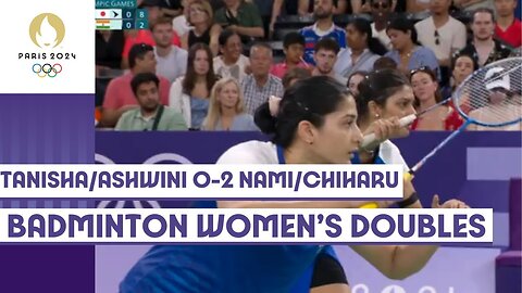 Japan vs India | Women's badminton doubles | Paris 2024 highlights