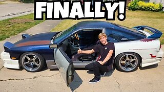 Installing FULL Interior on my 240sx drift car right before a drift event!