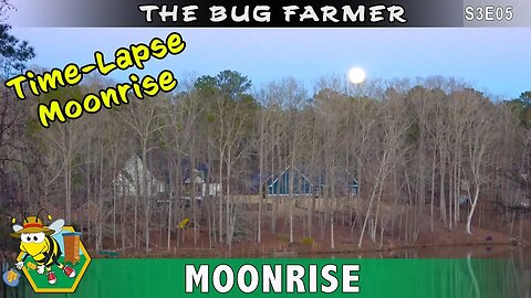 Time-Lapse Moon Rise - The rise of a January full moon.