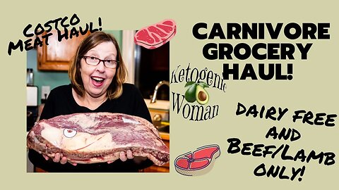 Carnivore Grocery Haul from Costco (Canada) /March is Beef and Lamb only/Big Meat Cuts!