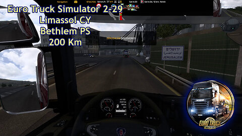 Euro Truck Simulator 2-29, Limassol CY, Bethlem PS, 200 Km