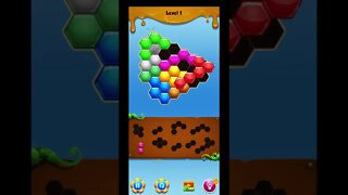 Hexa puzzle block game #shorts #lazoogames