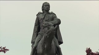 Calls to remove Custer statue in Monroe