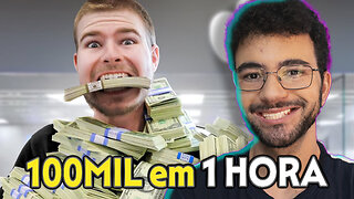 Você Tem Uma Hora Pra Gastar $100,000! - Rk play reage a MRBEAST