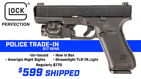 New-In-Box Glock G17 G5 Police Trade-In