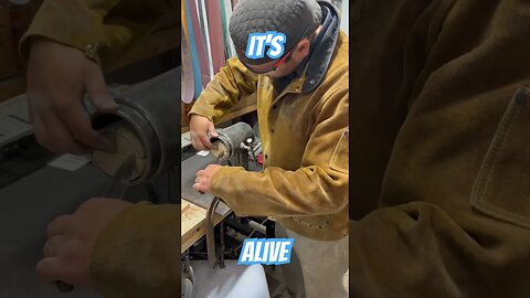 Knife Vise: Part 1 Progress #metal #welding #homemade #montana