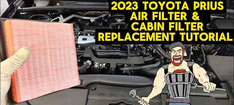 2023 TOYOTA PRIUS CABIN FILTER + AIR FILTER REPLACEMENT TUTORIAL