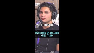 RYAN GARCIA FUNNY INCIDENT WITH MIKE TYSON.