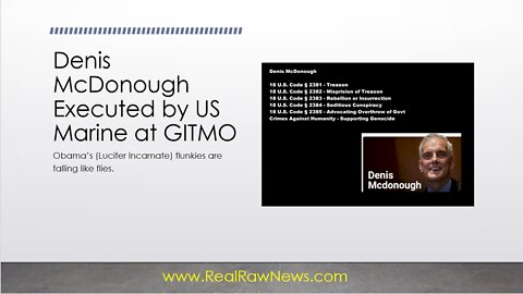 US Marine Executes Denis McDonough at GITMO