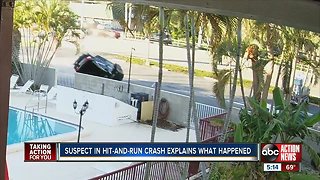 Hit-and-run suspect says he is remorseful after crash sends teen to hospital