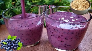 Make this smoothie every morning and lose weight! Healthy breakfast recipe! NO banana, NO egg!